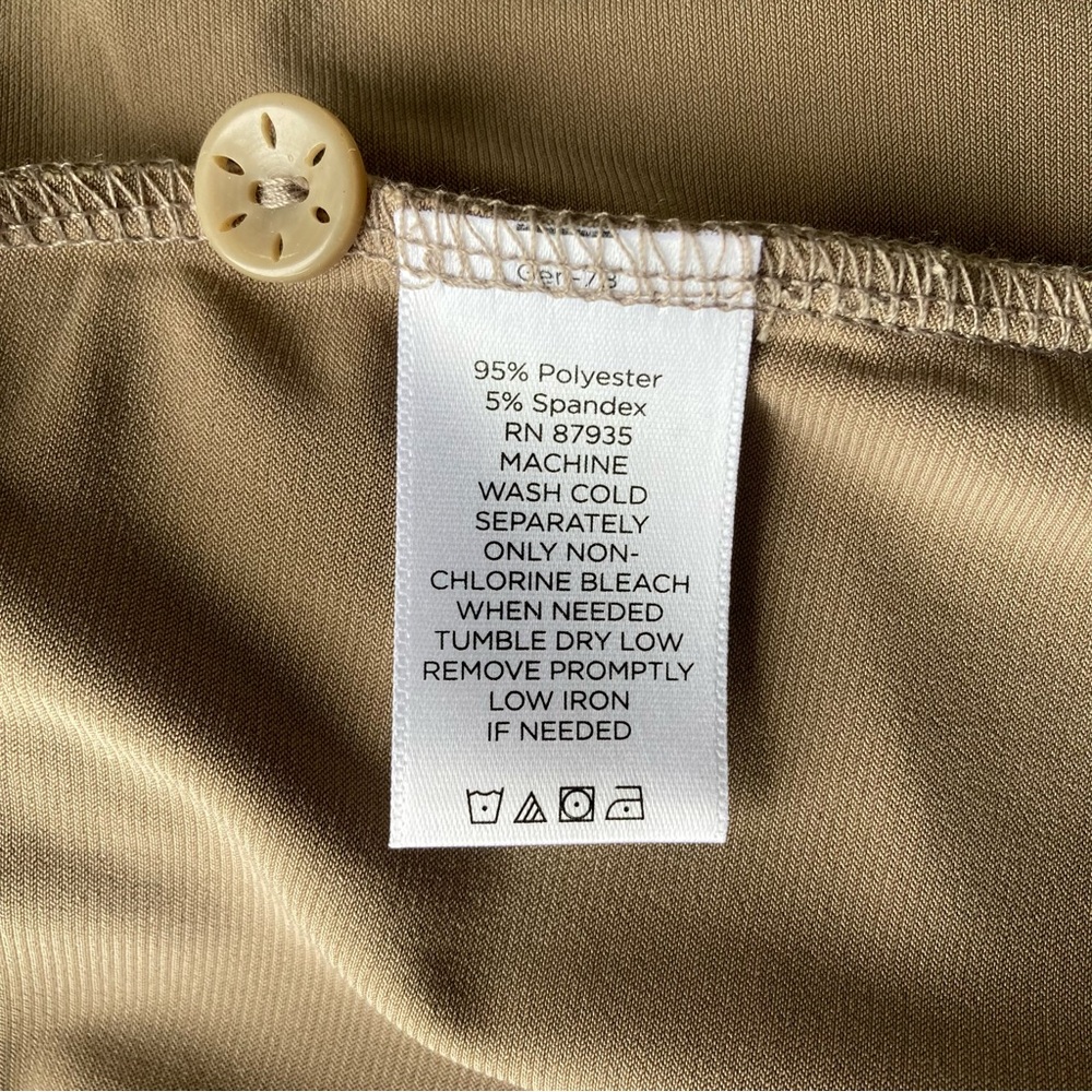 Susan Graver Beige Open Front Cardigan - Picture 4 of 6